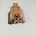 Nuanchu 6 Rolls Macrame Cord 3mm x 328 Yards Cotton Rope Colored Yarn Twine Set for DIY Wall Plant Hanger Crafts Knitting Making Supplies, 6 Colors(Assorted Colors)