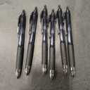 uniball 207 Retractable Gel Pens, Micro Point (0.5mm), Black, 12 Pack