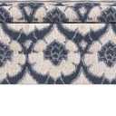 HomePop 36" Decorative Storage Bench - Blue Medallion Print, 16"D x 36"W x 18"H