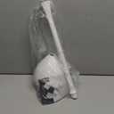 Clorox 620027 Toilet Plunger and Hideaway Caddy Bathroom Combo, Base, White/Grey