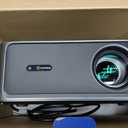 2000 ANSI Lumens Outdoor Projector with Built-in Streaming Apps, HAPPRUN 4K Decoding Movie Home Theater with Auto Focus, Dolby Audio, Wi-Fi Bluetooth, Compatible with Phone & PC, Indoor & Outdoor Use