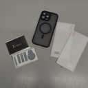 TOCOL Magnetic for 16 pro max Phone case, Upgraded Full Camera Protection, Compatible with Magsafe, 16FT Drop Protection, Translucent Matte Back Bumper Cover for 6.9-InchDark Blue