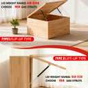 Vepagoo Gas Struts 15 Inch 10Lb/44N Shock with Brackets, RV Bed Storage Door Lift Kit, Heavy Lid Duty Springs (Fit 8lb-11lb Lid), 2pcs (1pair)