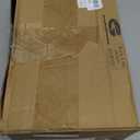 Giant Christmas Garage Door Bow Decoration with Light Large Velvet Christmas Ribbon Bow Garage Door Banner Cover for Xmas Indoor Outdoor Home Party Decoration, 26.25 x 11.81 ft(Khaki)