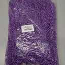 Bead Necklace, 120PCS New Years Eve Black Necklaces Stuff Accessories, 33" Mardi Gras Beads Necklace Costume Bulk, Festival Parade Throw for Halloween Wedding Party Events Supplies Decorations