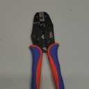 HKS Crimping Tool for Insulated Flag Terminals - Ratcheting Wire Crimpers -12-10AWG (4-6mm) - Ratchet Terminal Crimper - Electrical Crimping Tool