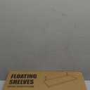 Floating Shelves, 3 Sets Wall Shelves, Wooden Floating Shelves for Wall Dcor, Wall Mounted Floating Bathroom Shelf for Storage, Floating Book Shelf for Bedroom, Living Room  Rustic Brown