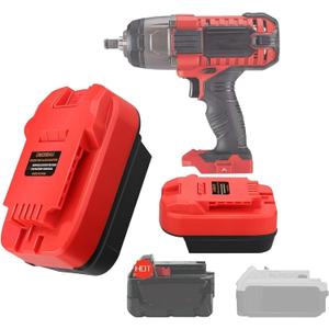 for Milwaukee to for Bauer Battery Adapter, Convert for Bauer 20V MAX Cordless Tools