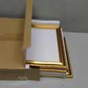 BESCRCL 8x10 Picture Frame Gold with Real Glass, Ornate Vintage 8 x 10 Photo Frames for Wall and Tabletop Display, Set of 4
