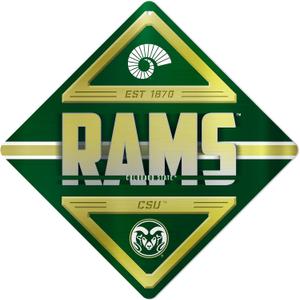 Rico Industries NCAA Standard Metal Sign 16.5" x 16.5" Home Dcor - Bedroom - Office - Man Cave