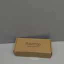 Ravinte 10 Pack 5 Pairs 3/8 inch Inset Kitchen Cabinet Door Hinges Black Semi-Concealed Face Mount Cabinet Hardware Self-Closing Hinges with Door Bumpers&Screwdriver