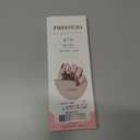 JMEOWIO Gel Nail Stickers Christmas Snowflake Holiday Semi Cured Gel Nail Strips Wraps UV/LED Nails Art Design Decoration Accessories