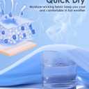 Boladeci Women's Swim Shirts - UPF 50+ Sun Protection Short Sleeve V Neck T-Shirts Workout Tops (Pink, S)