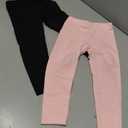 Resinta Toddler and Baby Girls Leggings Pants Full Length Cotton Basic Leggings Multipack Stretchy Soft Tights Pants,Size 4T  