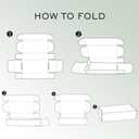 6x4x1'' Small Shipping Boxes 25 Pack, White Corrugated Cardboard Literature Mailers, Mailing Packaging Supplies for Small Business (W641-25)