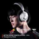 SteelSeries Arctis Nova Pro Wireless 61520 Gaming Headphones, Wireless, Sealed, High Resolution Active Noise Canceling, Compatible with PC, PS5, PS4, Switch, Hi-Fi Sound, Black, Adjustable