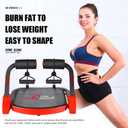 Ab Machine Ab Workout Equipment Sit Up Machine & Exercise Equipment Ab Crunch Machine for Stomach Workout Ab Core Trainer Abdominal Machine for Home Gym with Resistance Bands