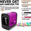Battery-Operated Electric Pencil Sharpener for Kids, School, Home, Office - for No. 2 Pencils and Colored Pencils