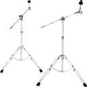 2Pack Standard Cymbal Boom Stand Double Braced Adjustable Cymbal Stand 28"-47.2" for Drum Hardware Percussion Mount Holder Gear Set Drum Hardware Set for Mounting Crash, Ride, Splash Cymbals