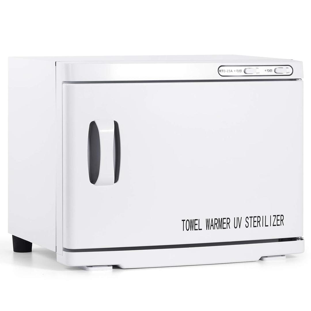 Hot Towel Warmer Salon Towel Hot Cabinet for Facials Barber Esthetician, Spa Beauty Tattoo Massage Manicure Equipment (23L) (White)