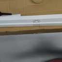 LazBlinds No Drill Cordless Cellular Shades, 24" W × 36" H, Silver White