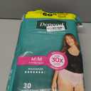 Depend Fresh Protection Adult Diapers, Incontinence & Postpartum Bladder Leak Underwear for Women, Disposable, Maximum, Medium, Blush, 30 Count