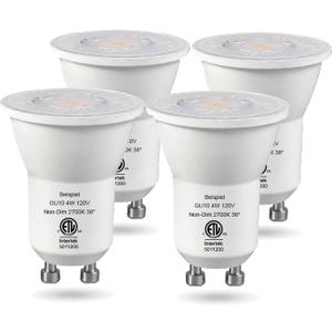 Beispiel Mini GU10 Led Bulbs 2700K Soft Warm White,MR11 GU10 Base 25W Halogen Equivalent, AC120V 4W Non-dimmable Led Spotlight Track Light Bulbs,Pack of 4 Beispiel Mini GU10 Led Bulbs 2700K Soft Warm White,MR11 GU10 Base 25W Halogen Equivalent, AC120V 4W Non-dimmable Led Spotlight Track Light Bulbs,Pack of 4