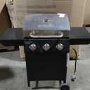 Nexgrill 3-Burner Propane Gas Grill with Side Tables, 27,000BTUs, Stainless Steel Lid, Spacious 429 SQ. In. Cooking Space, BBQ Grill for Outdoor Cooking, Patios, Parties, and More - 720-1012