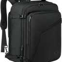 MATEIN 45L Travel Backpack, Large Carry on Backpack for Men Women, Water Resistant Lightweight Expandable Daypack, Business Weekender Backpacks, Gifts for People who Travel, Black