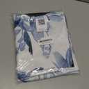 Spring Navy Blue Tablecloth Round 70 Inch, Dark Blue and White Flower Tablecloths Tablecloths Polyester Floral Table Cloth for Holiday Parties Kitchen Dining Indoor Outdoor