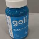 Goli Ashwagandha & Vitamin D Gummy - 60 Count - Mixed Berry, KSM-66, Vegan, Plant Based, Non-GMO, Gluten-Free & Gelatin Free Relax. Restore. Unwind, Pack of 1