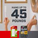 Command and 3M Claw Picture Hanging Kit, 10 lb Medium Picture Hanging Strips 8 Pairs (16 Strips) and 45, 25, & 15 lb 3M Claw Picture Hangers, Hanging Picture Frames for Home Decor and Room Decor
