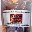 Rock Tumbler Gem Refill Kit Mexican Crazy Lace Agate Rough 8oz