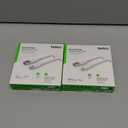 2 Packs Belkin BoostCharge Lightning Cable - 6.6ft/2M - MFi Certified Apple iPhone Charger USB to Lightning Cable - iPhone Cable - iPhone Charger Cord - Apple Charger - USB Phone Charger - White
