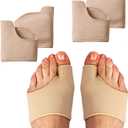 Orthopedic Metatarsal Pads, Foot Pads for Ball Pain Relief, Ball of Foot Cushion with Gel Pad for Women and Men, Morton's Neuroma, Metatarsalgia Support (Brown/Middle/2pc)