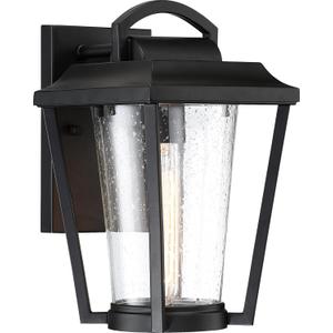 Nuvo 60/6512 Lakeview Lighting Fixture, 1Lt Small Lantern, Aged Bronze Finish with Clear Seed Glass