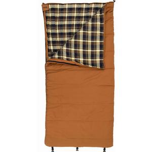 ALPS OutdoorZ Redwood -25 Sleeping Bag, Plaid Flannel Lined, Cotton Canvas (One Size, Green)