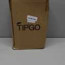 TIPGO Bathroom Trash Can with Lid, 10 Liter/ 2.6 Gallon Slim Garbage Can, Small Trash Bin Waste Basket with Pop-Up Lid for Kitchen, Bedroom, Living Room, Office (Black)