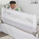 Regalo Safety 54 Extra Long Bed Rail Guard for Toddlers, Swing Down Toddler Bed Rail with Reinforced Anchor Safety System, 20 Tall Bed Safety Rail, Fits Twin, Full & Queen Beds
