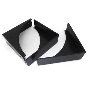 Corner Guard,glrovazas 3 Pcs Decorative Desk Box Corner Protector Desk Case Edge Cover Safety Guard Furniture Corner Bumpers Thickened Hardware for Jewrlry Box Cabinet（Black）