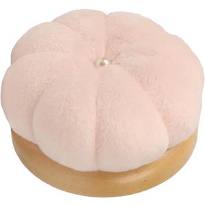 Hilltian Pin Cushion for Sewing, Wooden Base Sewing Pincushion with 100 Plastic Head Pins, Cute Pins Holder for Sewing Quilting (Light Pink)