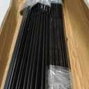 Fence Posts 6FT, 10 Pack Metal U Posts for Wire Fence, Heavy Duty Garden Fence Posts with Reinforced Anchor Plate, No Dig Rustproof Steel Fence Stakes for Yard, Farm, Chicken Wire, Temporary Fencing