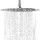 NearMoon Rain Shower Head, Ultra-Thin Design-Pressure Boosting, Awesome Some Experience, High Flow Stainless Steel Rainfall Head (10 Inch, Chrome Finish)