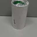 UNIFUN Bedside Table Lamp for Bedroom - 4 Way Dimmable Touch Lamp with USB and Type-C Charge Port, Small Wood Base Round Flaxen Fabric Shade Lamp Living Room,Bedroom Use(Yellow Color Base) (Warm White)