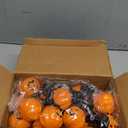 Remote Control Halloween Pumpkin String Lights - 30LED 16.4Ft with Witch Hat | Waterproof Outdoor/Indoor, 8 Modes + Timer, Pet-Friendly | Warm Orange Fall & Party Decor for Patio, Yard