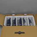 10-Pack Glass Food Storage Containers with Tempered Lids  Borosilicate, Airtight, Oven-Safe (-4F~950F), BPA-Free, 4.4 & 1.6 Cup, Leak-Proof, Dishwasher Safe (Blue)