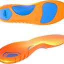 Plantar Fasciitis Insoles for Men & Women,High Arch Support Insoles for Pain Relief, 220+lbs Removable Insoles for Flat Feet,Birthday Gifts for Men Women Dad Mom,Stocking Stuffers Christmas GiftsL