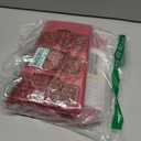 BGment Red Kitchen Curtains 36 Inch Length for Window Over Sink - Short Half Drapes with Rod Pocket Thermal Insulated for Cafe Bathroom Window, 2 Panels, 34 x 36 Inch