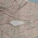 Crib Sheets Organic Cotton Muslin Fitted Crib Sheet Standard Size for Baby Boy and Baby Girl 28" x 52" Ultra-Soft and Breathable. (Natural Stripe)