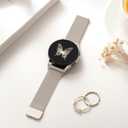 GEAK 18mm 20mm 22mm Metal Watch Band Compatible with Garmin Vivoactive 5 Watch Bands, Vivoactive 6/3/Venu 3S/2S, Quick Release Stainless Steel Milanese Loop Mesh Strap for Venu 3/Venu 2 Men Women (Starlight)